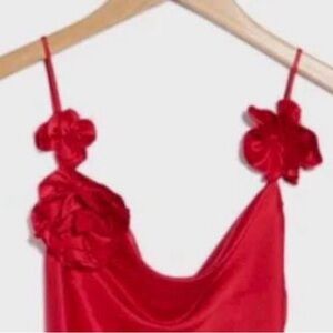 Cinq à Sept Red Floral Dress